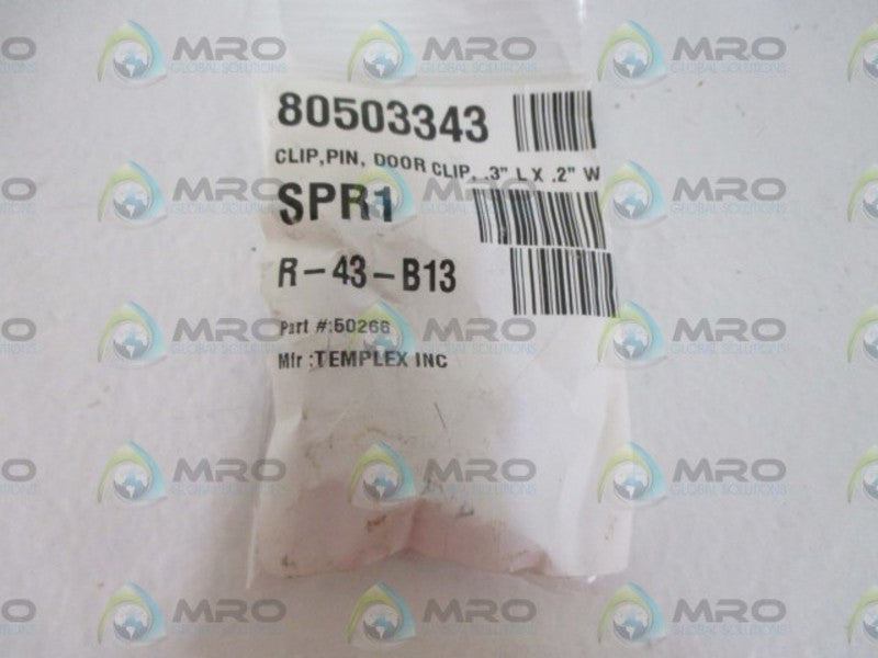 LOT OF 10 TEMPLEX INC. 50266 DOOR PIN *NEW IN A BAG*