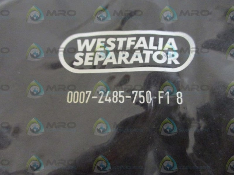 WESTFALIA 0007-2485-4180-F1 8 O-RING * NEW IN A FACTORY BAG *