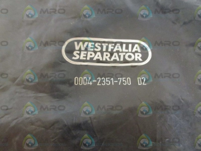WESTFALIA 0004-2351-750 D2 O-RING * NEW IN A FACTORY BAG *