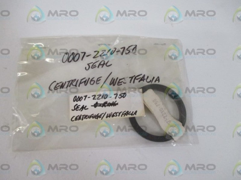 WESTFALIA 0007-2210-750 SEAL * NEW IN A FACTORY BAG *