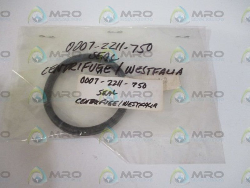 WESTFALIA 0007-2211-750 SEAL * NEW IN A BAG *