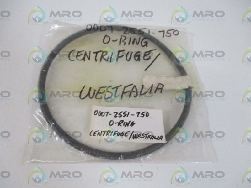 WESTFALIA 0007-2551-750 O-RING * NEW IN A BAG *