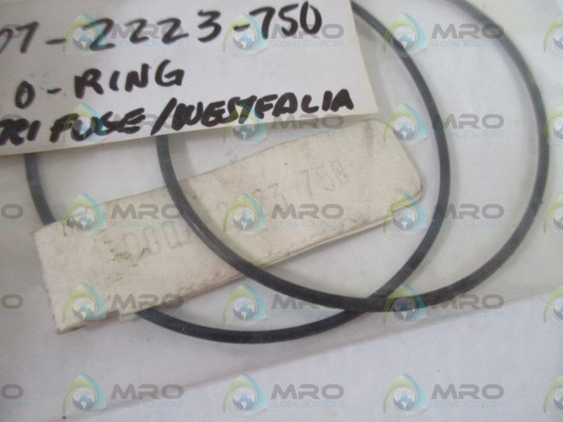 WESTFALIA 0007-2223-750 O-RING * NEW IN A BAG *