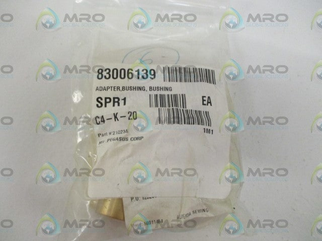 LOT OF 5 PEGASUS 210234 BUSHING ADAPTER *NEW IN A BAG*