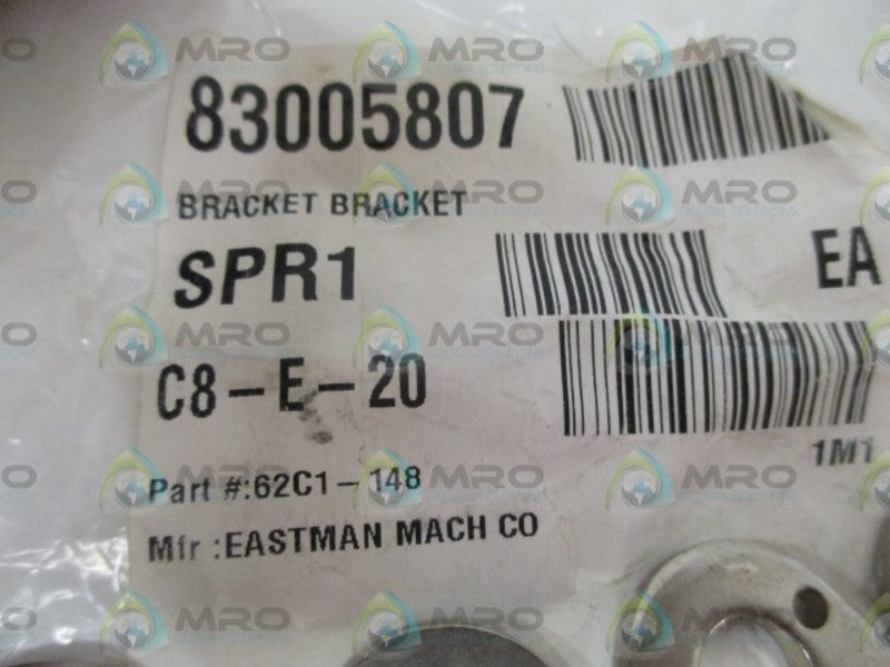 LOT OF 6 EASTMAN MACH CO. 62C1-148 BRACKET *NEW IN A BAG*