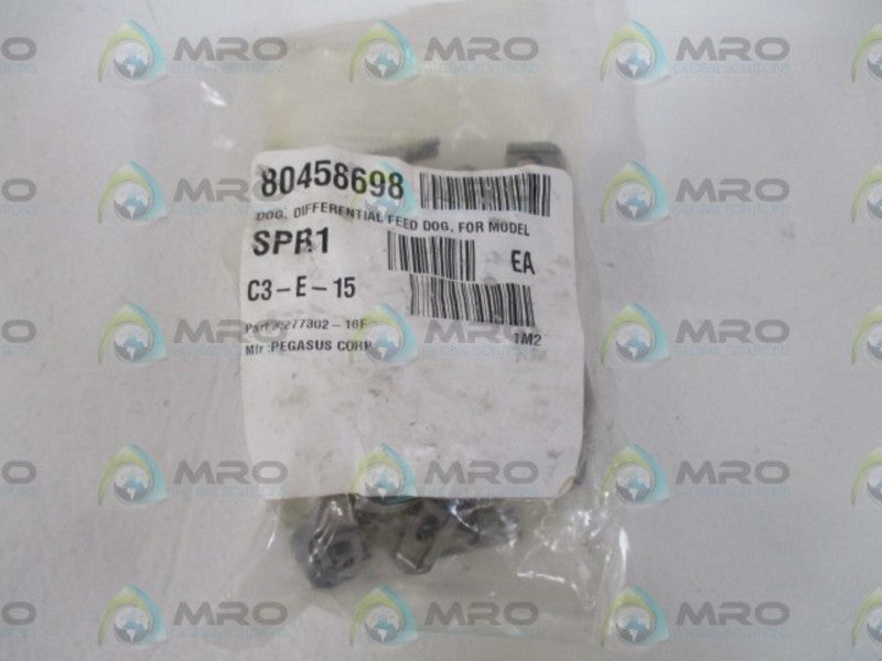 LOT OF 13 PEGASUS CORP. 277302-16F DIFFERNTIAL FEED DOG *NEW IN A BAG*