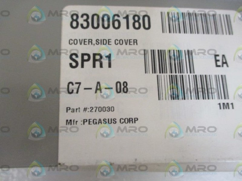 PEGASUS CORP. 270030 SIDE COVER * NEW  OUT OF A BOX *