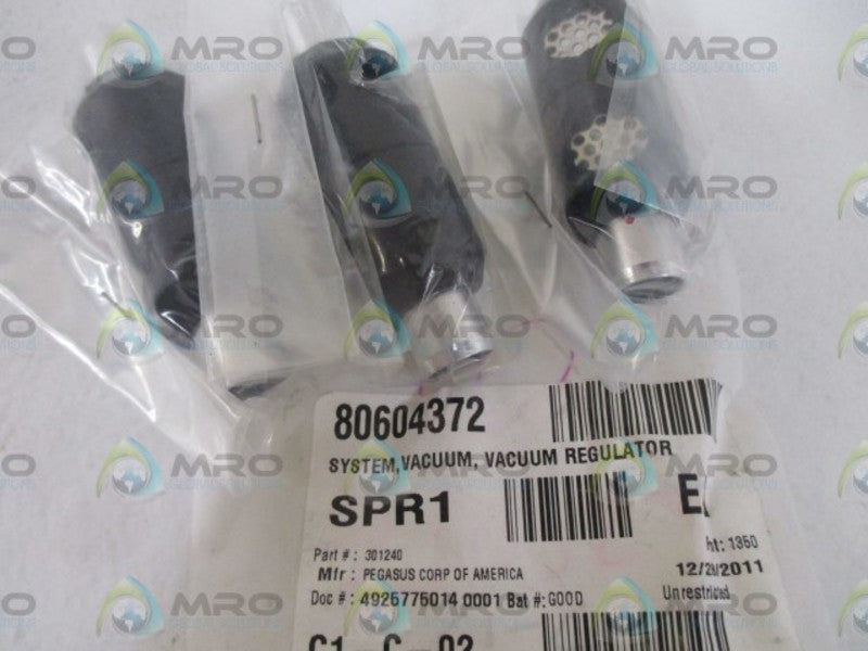 LOT OF 3 PEGASUS CORP. 301240 VACUUM REGULATOR *NEW IN A BAG*