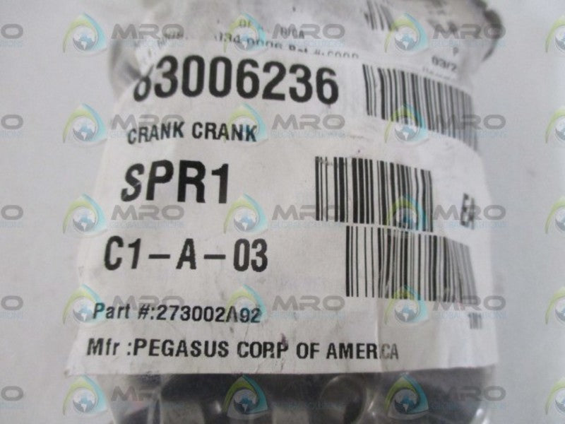 LOT OF 18 PEGASUS CORP. 273002A92 CRANK *NEW IN A BAG*