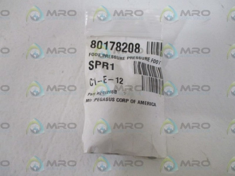 LOT OF 86 PEGASUS CORP. 201265B PRESSURE FOOT *NEW IN A BAG*