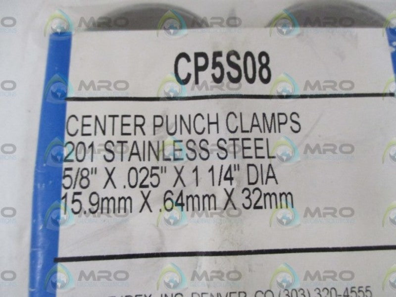 LOT OF 8 BAND-IT CP5S08 CENTER PUNCH CLAMPS *NEW IN A FACTORY BAG*