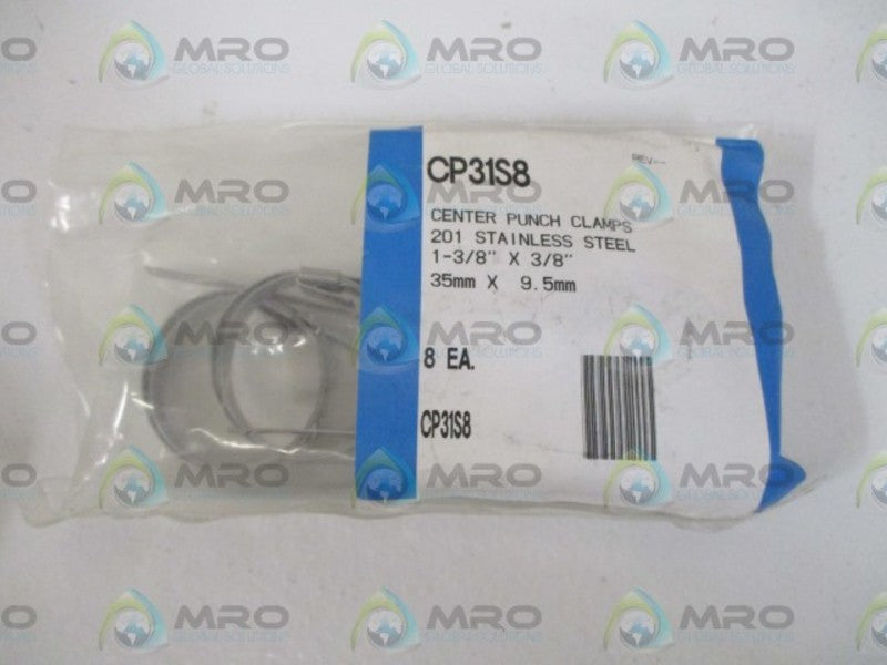 LOT OF 6 BAND-IT CP31S8 CENTER PUNCH CLAMPS *NEW IN A FACTORY BAG*