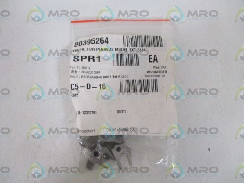 LOT OF 4 PEGASUS CORP. 308119 LEVER *NEW IN A BAG*