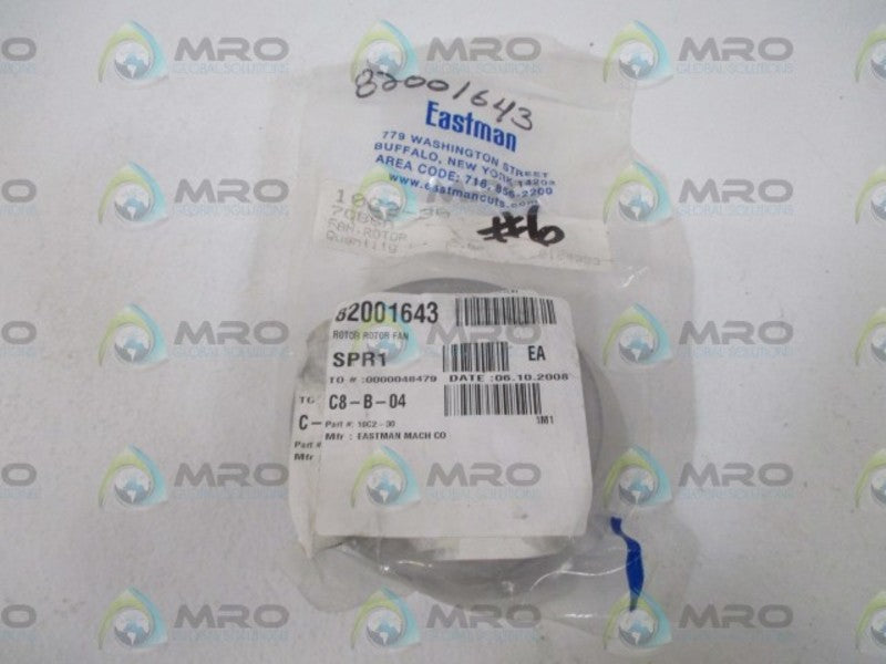 LOT OF 2 EASTMAN MACH CO. 10C2-30 ROTOR FAN *NEW IN A BAG*