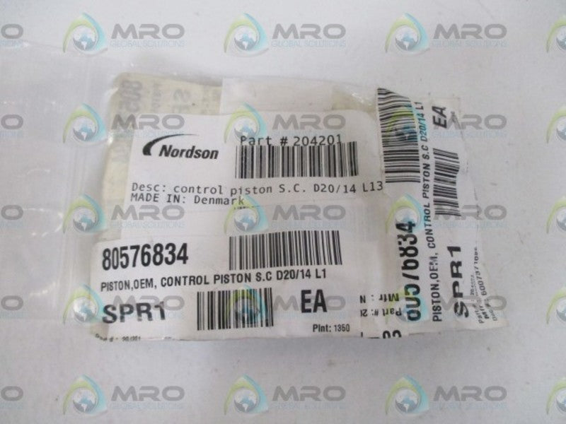 NORDSON 204201 CONTROL PISTON * NEW IN A BAG *