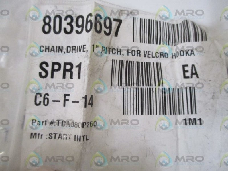 START INTL TDA080P250 1" CHAIN * NEW IN A BAG *