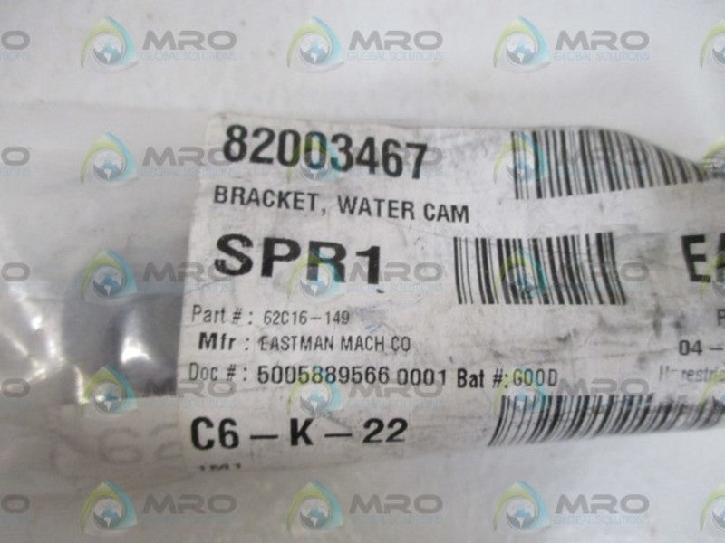 EASTMAN MACH CO. 62C16-149 WATER CAM BRACKET * NEW IN A BAG *