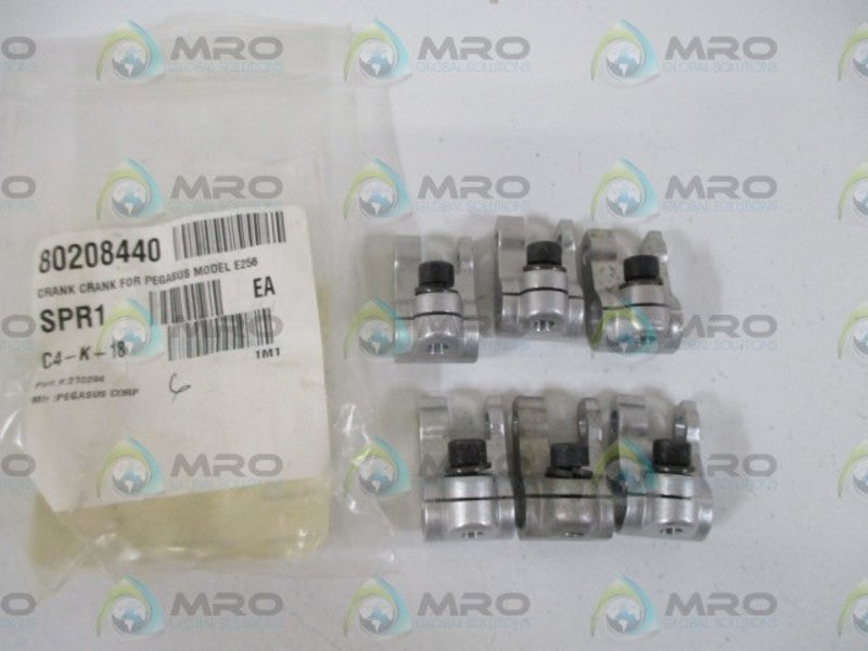 LOT OF 6 PEGASUS CORP. 210294 CRANK *NEW IN A BAG*