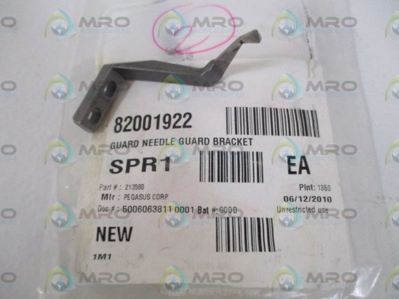 PEGASUS CORP. 213580 NEEDLE GUARD BRACKET * NEW IN A BAG *