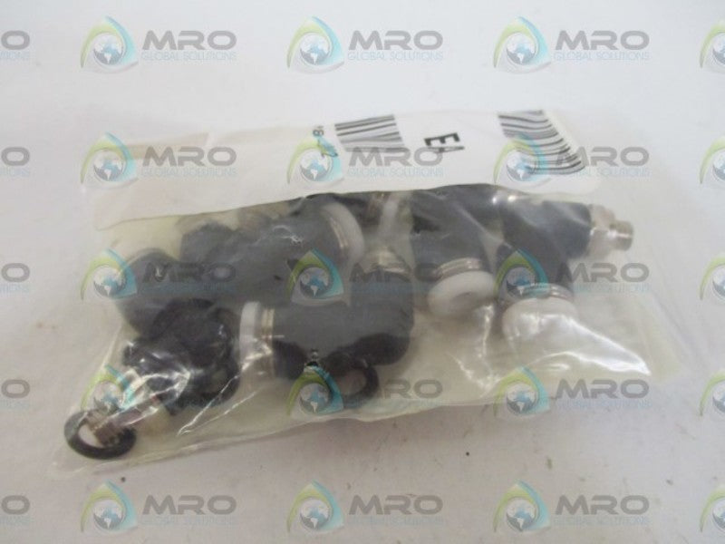 LOT OF 6 FESTO 153907 (QSML-10-32-UNF-18-JM2) ELBOW *NEW IN A BAG*