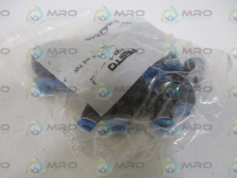 LOT OF 10 FESTO 153372 (QSMY-6) FITTING *NEW IN A FACTORY BAG*