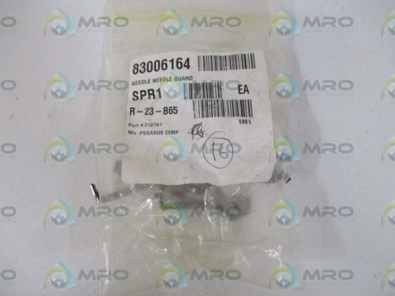 LOT OF 16 PEGASUS CORP. 212781 NEEDLE GUARD *NEW IN A BAG*