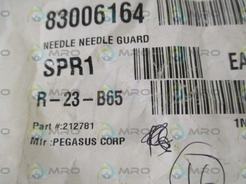 LOT OF 16 PEGASUS CORP. 212781 NEEDLE GUARD *NEW IN A BAG*