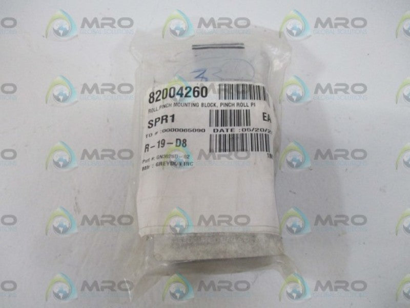 GREYDON INC. GN3026D-02 PINCH MOUTING BLOCK * NEW OUT OF A  BOX *