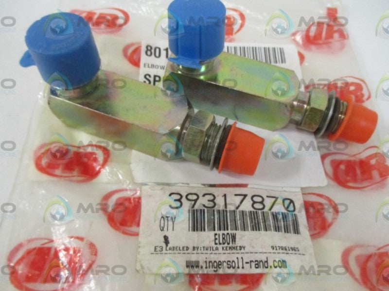 LOT OF 2 INGERSOLL RAND 39317870 ELBOW *NEW IN A FACTORY BAG*