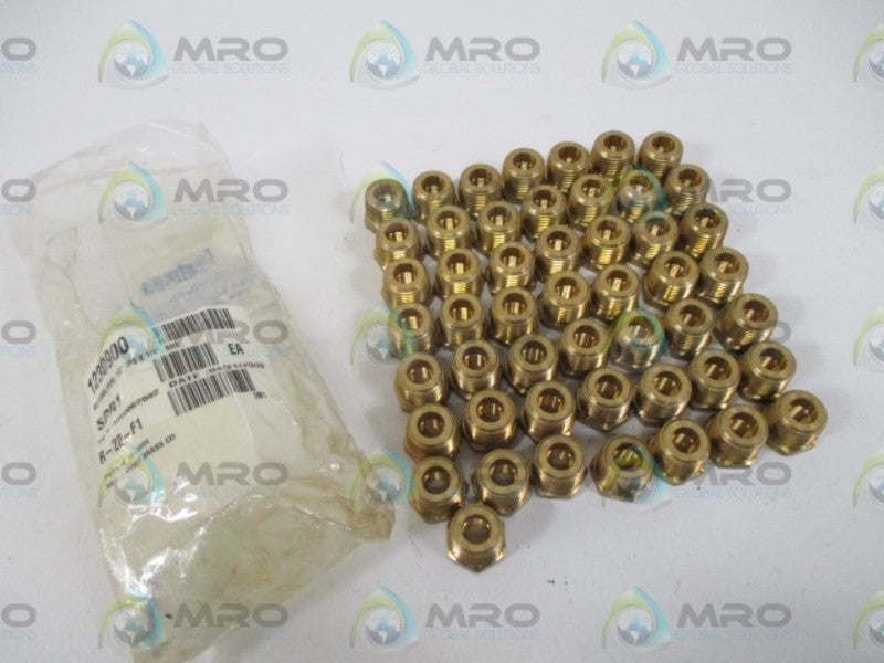 LOT OF 50 MERIT BRASS CO. X114-0804 PIPE BRUSH 1/2"IPS X1/4" *NEW IN A BAG*