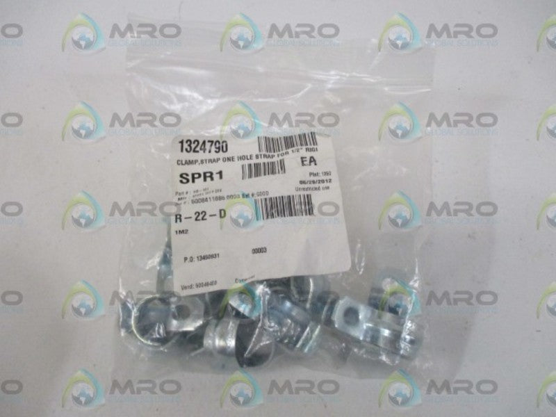 LOT OF 20 STEEL CITY HS-101 STRAP ONE HOLE CLAPMS *NEW IN A BAG*