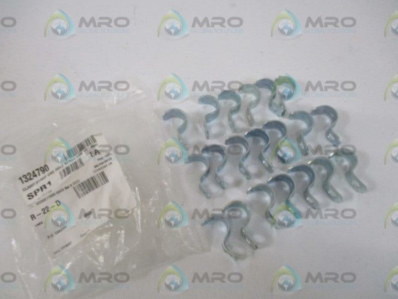 LOT OF 20 STEEL CITY HS-101 STRAP ONE HOLE CLAPMS *NEW IN A BAG*