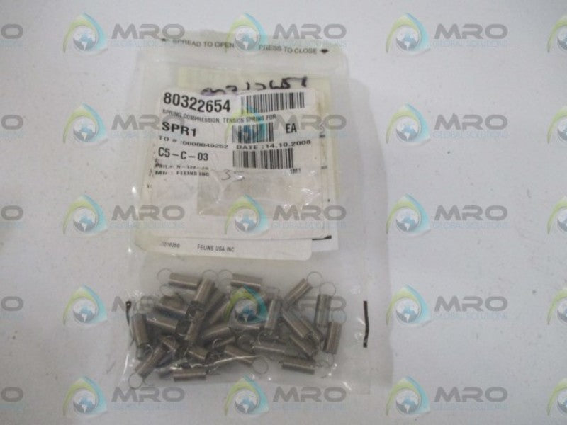LOT OF 35 FELINS INC. N-124-13 SPRING *NEW IN A BAG*