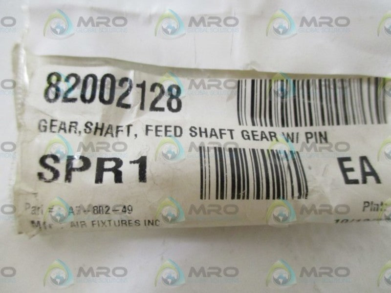 LOT OF 2 AIR FIXTURE INC. AF-802-49 FEED SHAFT GEAR *NEW NO BOX*