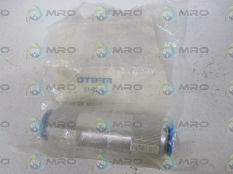 FESTO 153466 (H-QS-12) CHECK ONE WAY VALVE * NEW IN A BAG *