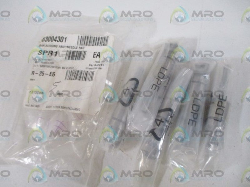 LOT OF 5 PEGASUS CORP. 271005B91Y BAR BUSHING ASSY/NEEDLE BAR *NEW IN A BAG*