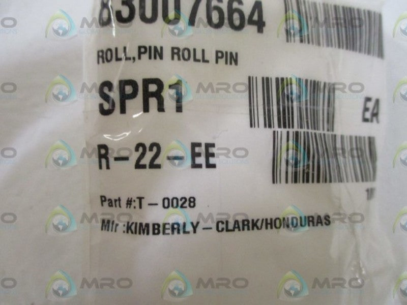 LOT OF 36 KIMBERLY T-0028 PIN ROLL *NEW IN A BAG*