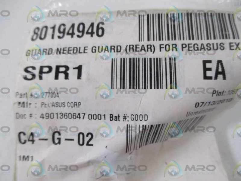 LOT OF 18 PEGASUS CORP. 277004 NEEDLE GUARD *NEW IN A BAG*