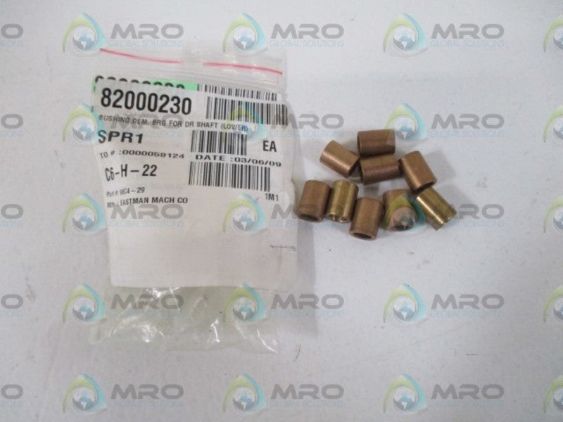 LOT OF 9 EASTMAN 90C4-29 BUSHING *NEW IN A BAG*