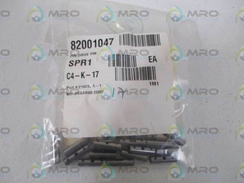 LOT OF 17 PEGASUS CORP. 210237A-1 DRIVE PIN *NEW IN A BAG*