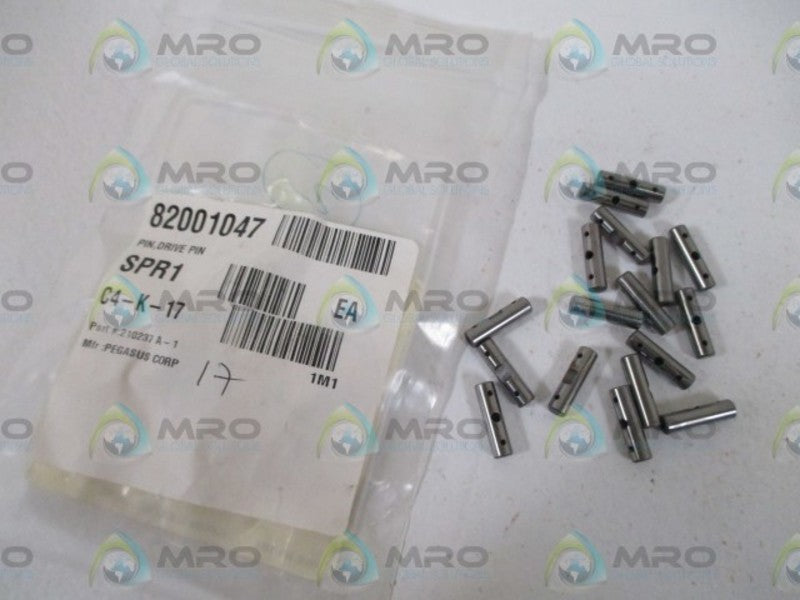 LOT OF 17 PEGASUS CORP. 210237A-1 DRIVE PIN *NEW IN A BAG*