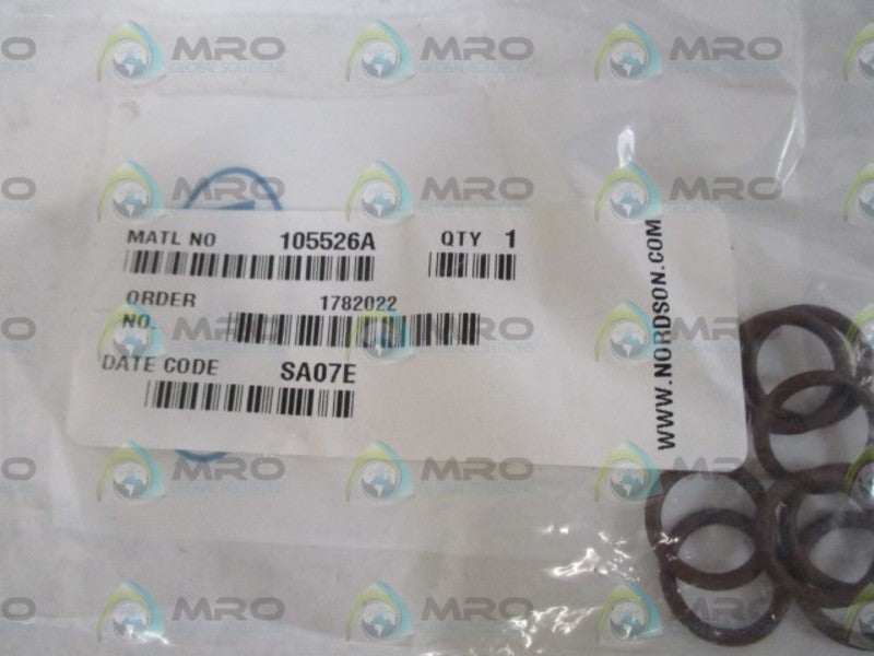 NORDSON 105526A O-RING (PKG. OF 8) * NEW IN FACTORY BAG *