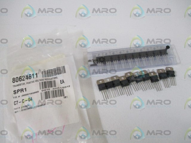 LOT OF 20 STMICRO ELECTRONICS L7805CV TRANSISTOR *NEW IN A BAG*