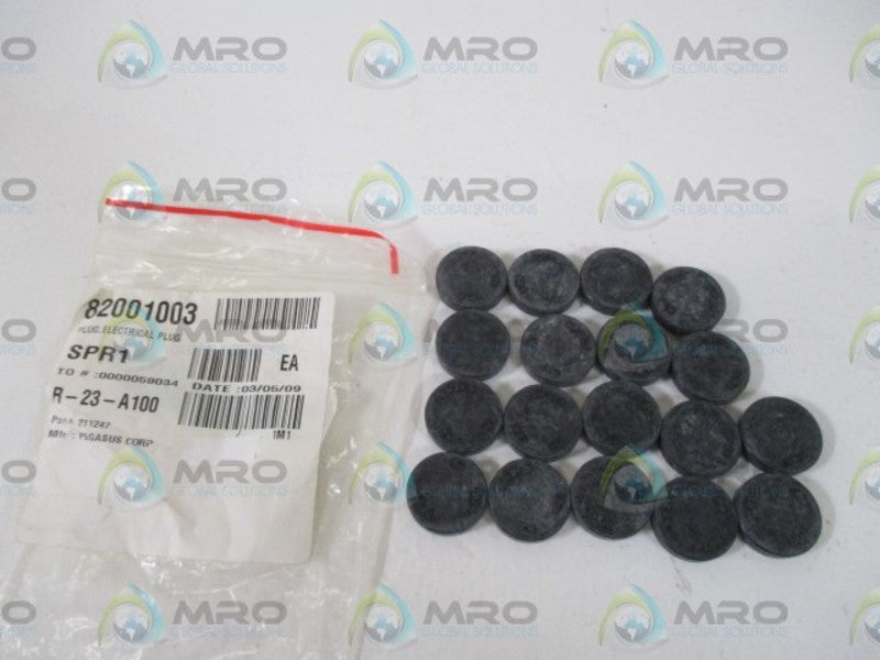 LOT OF 18 PEGASUS CORP. 211247 ELECTRICAL PLUG*NEW IN A BAG*