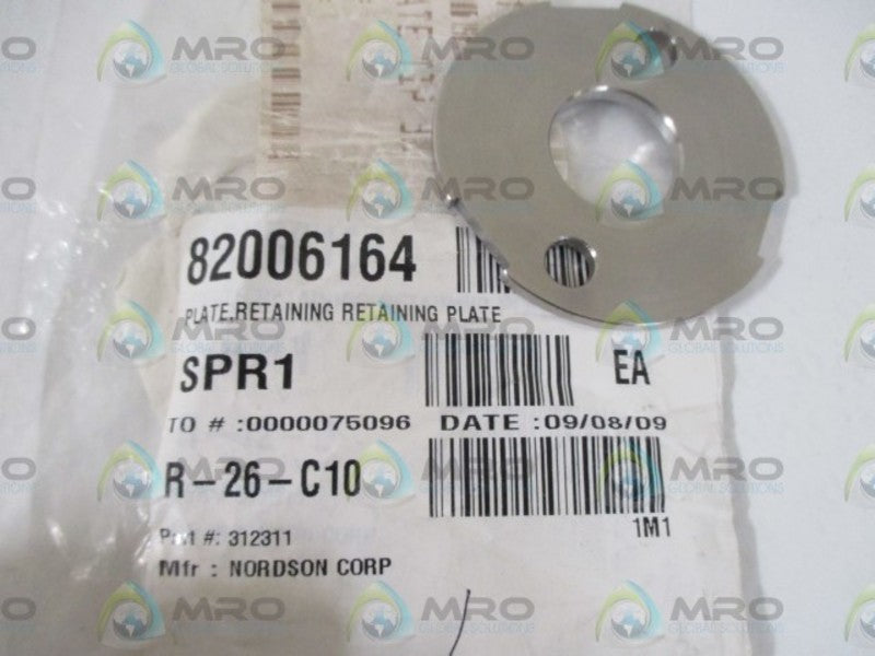 NORDSON 312311 RETAINING PLATE * NEW IN A BAG *
