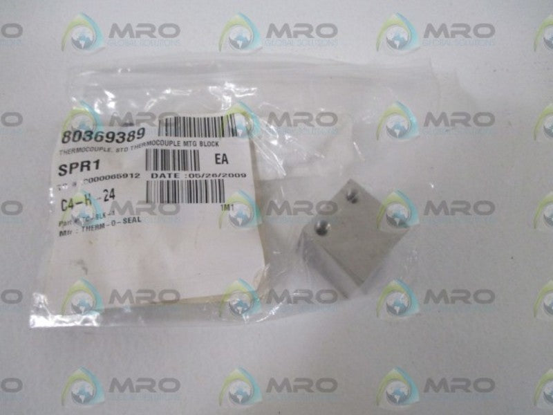 THERM-O-SEAL TC-BLK-1 THERMOCOUPLE MTG BLOCK * NEW IN A BAG *