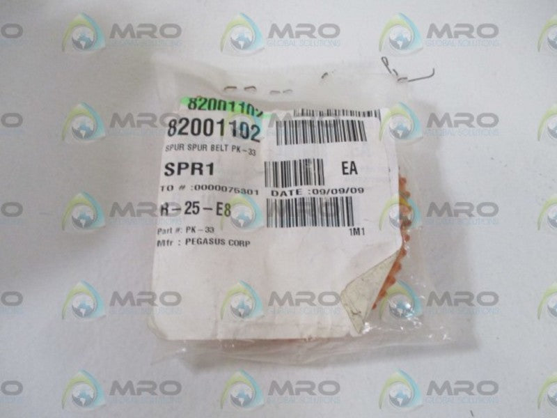 PEGASUS CORP. PK-33 BELT * NEW IN A BAG *