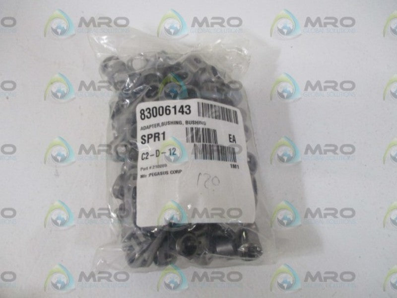 LOT OF 120 PEGASUS CORP. 210289 BUSHING ADAPTER *NEW IN A BAG*