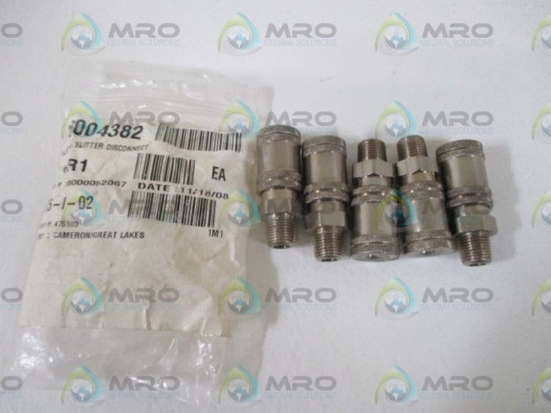 LOT OF 5 CAMARON 475103 SLITTER DISCONNECT *NEW IN A BAG*