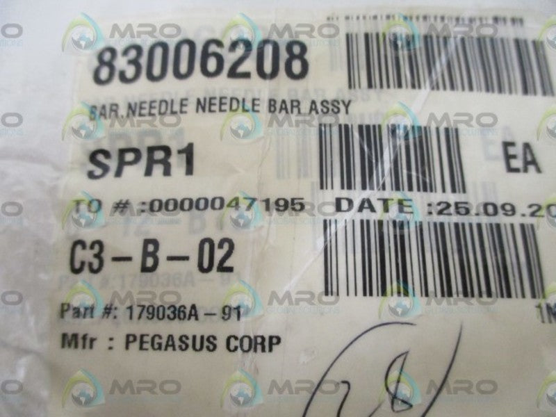 LOT OF 23 PEGASUS CORP. 179036A-91 NEEDLE BAR ASSY. *NEW IN A BAG*